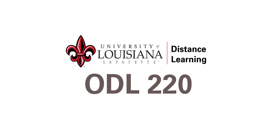 ODL 220 Creating Interactive Learning Content for Engaging Students ...